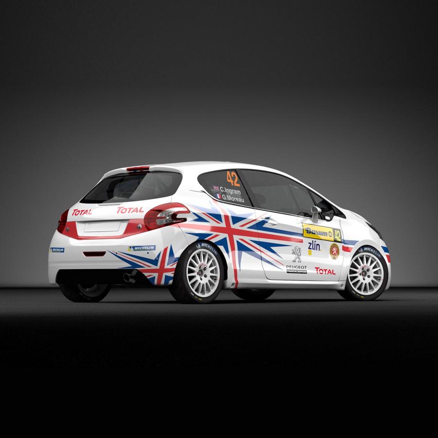  Peugeot 208 R2 Chris Ingram 2014 года  (фото 3 из 3)